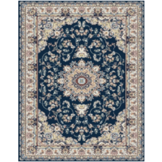 Picture of Shahrazad Navy C3004 300 cm * 500 cm